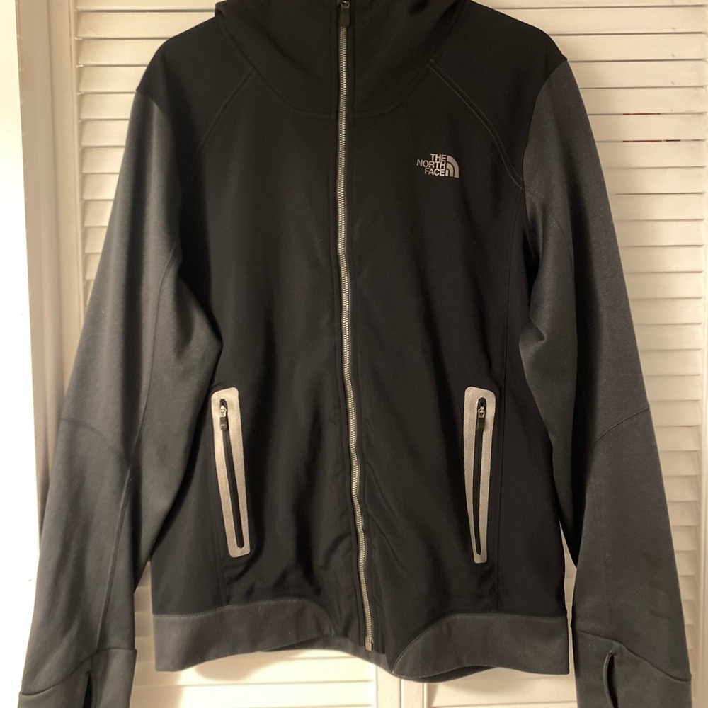 The North Face Black Performance Jacket with Fleece Material